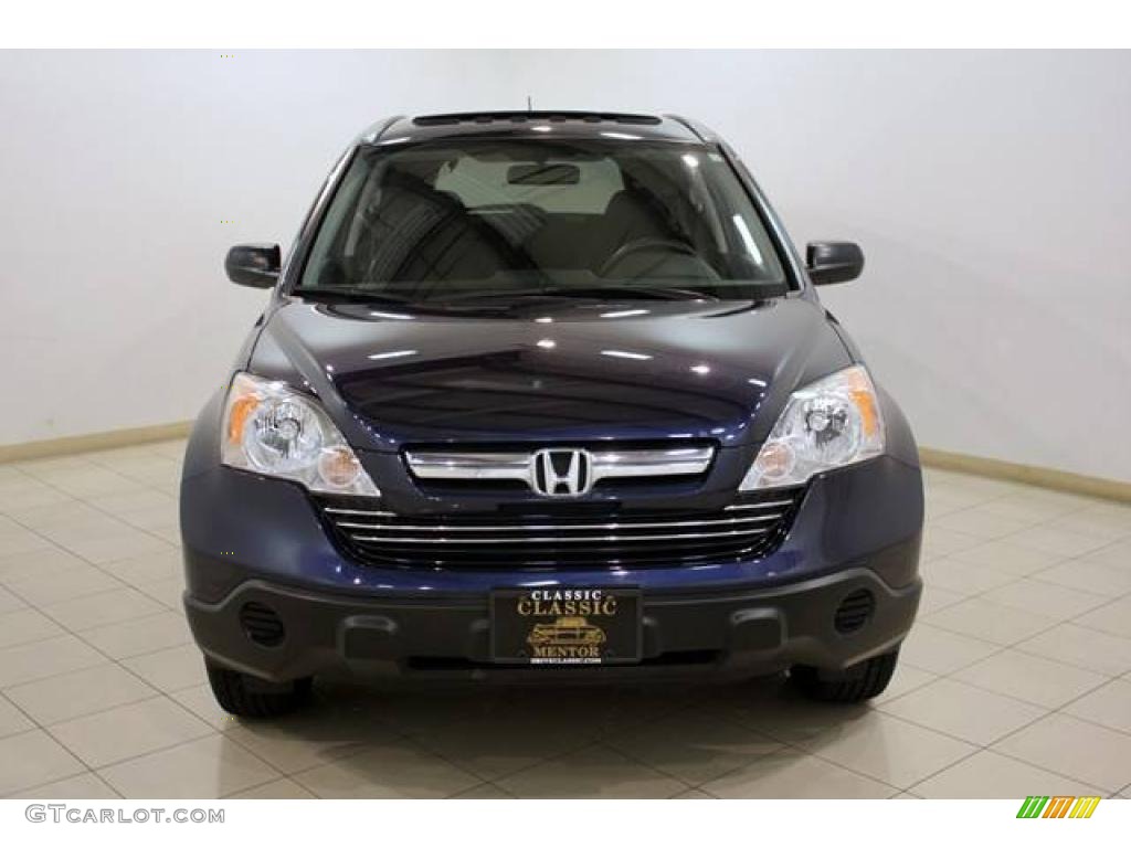 2007 CR-V EX 4WD - Royal Blue Pearl / Black photo #2