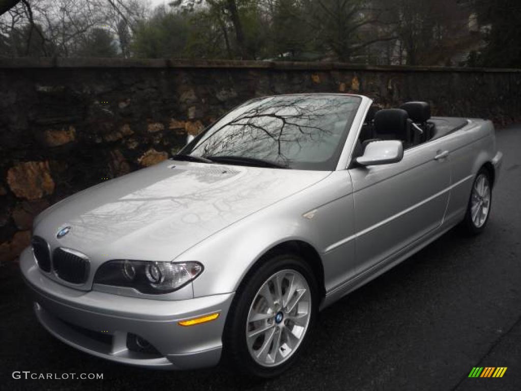 2006 3 Series 330i Convertible - Titanium Silver Metallic / Black photo #3