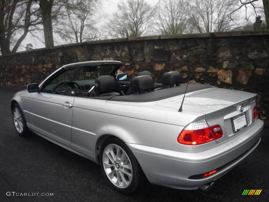 2006 3 Series 330i Convertible - Titanium Silver Metallic / Black photo #4