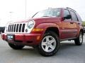 2007 Inferno Red Crystal Pearl Jeep Liberty Sport 4x4  photo #5