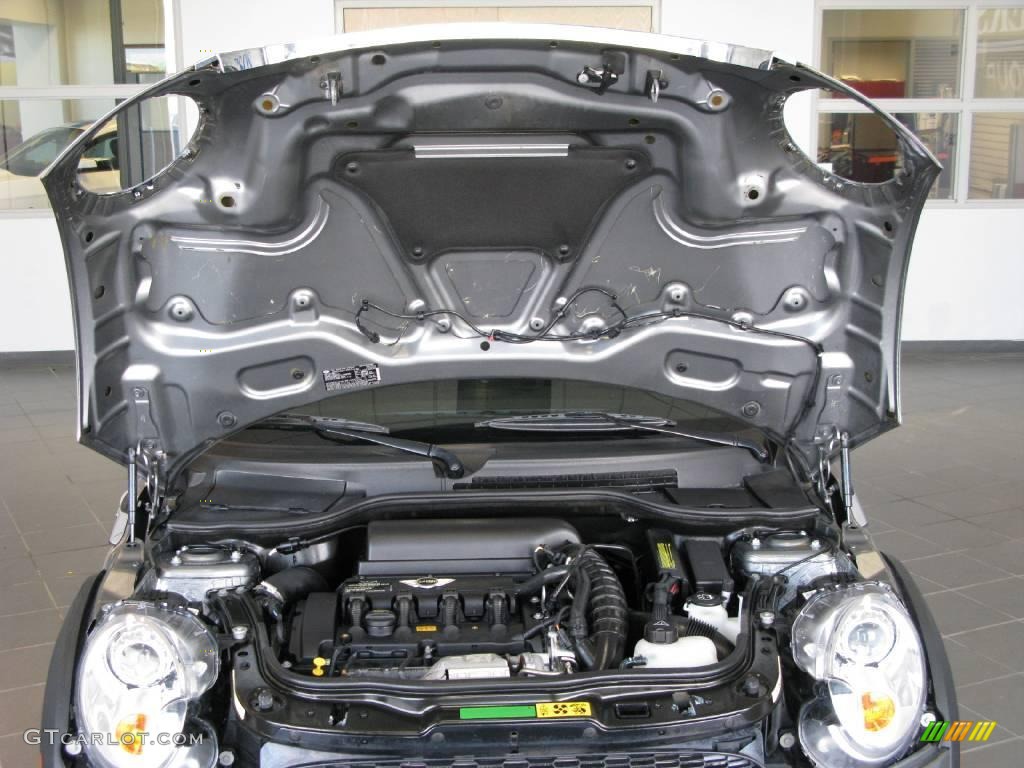 2007 Cooper S Hardtop - Dark Silver Metallic / Punch Carbon Black photo #29