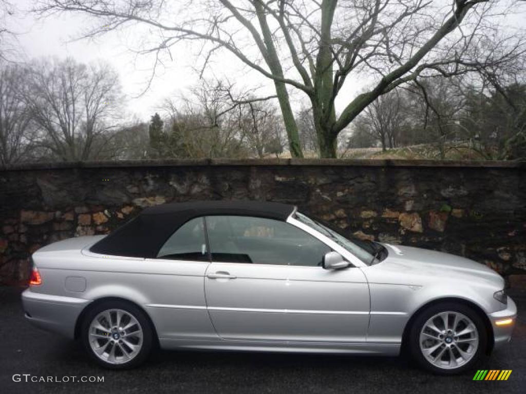 2006 3 Series 330i Convertible - Titanium Silver Metallic / Black photo #11