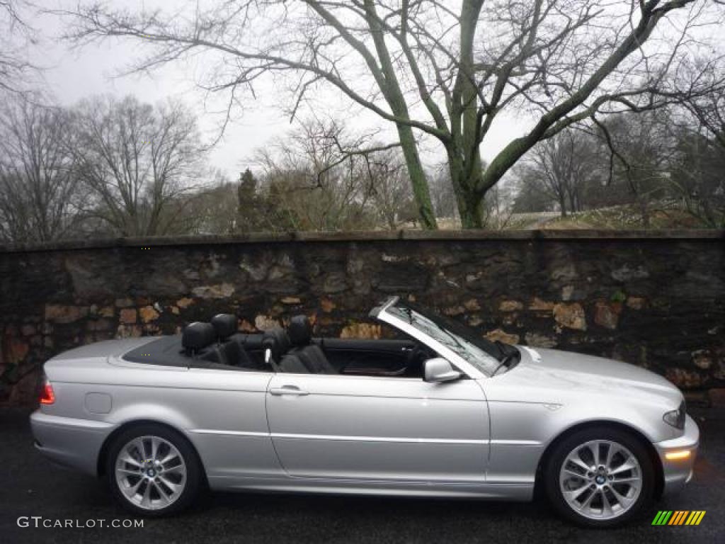 2006 3 Series 330i Convertible - Titanium Silver Metallic / Black photo #13