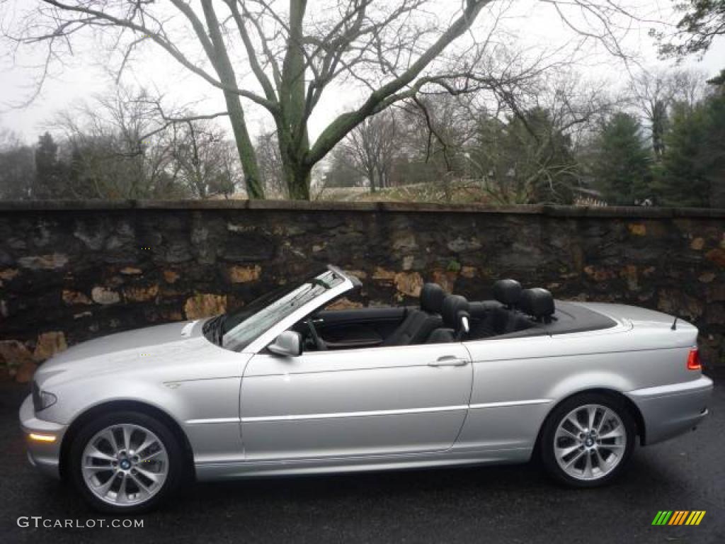 2006 3 Series 330i Convertible - Titanium Silver Metallic / Black photo #14