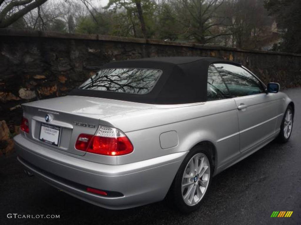 2006 3 Series 330i Convertible - Titanium Silver Metallic / Black photo #22