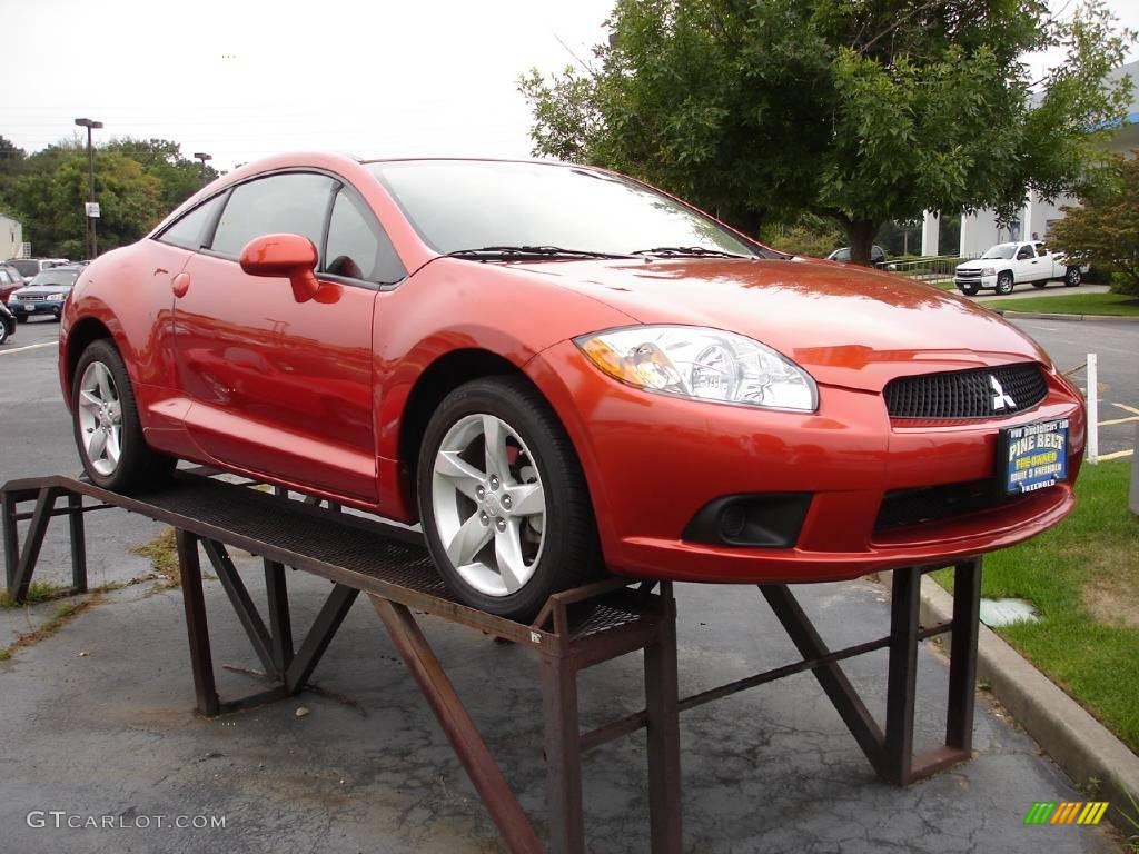 2009 Eclipse GS Coupe - Sunset Pearlescent Pearl / Dark Charcoal photo #3