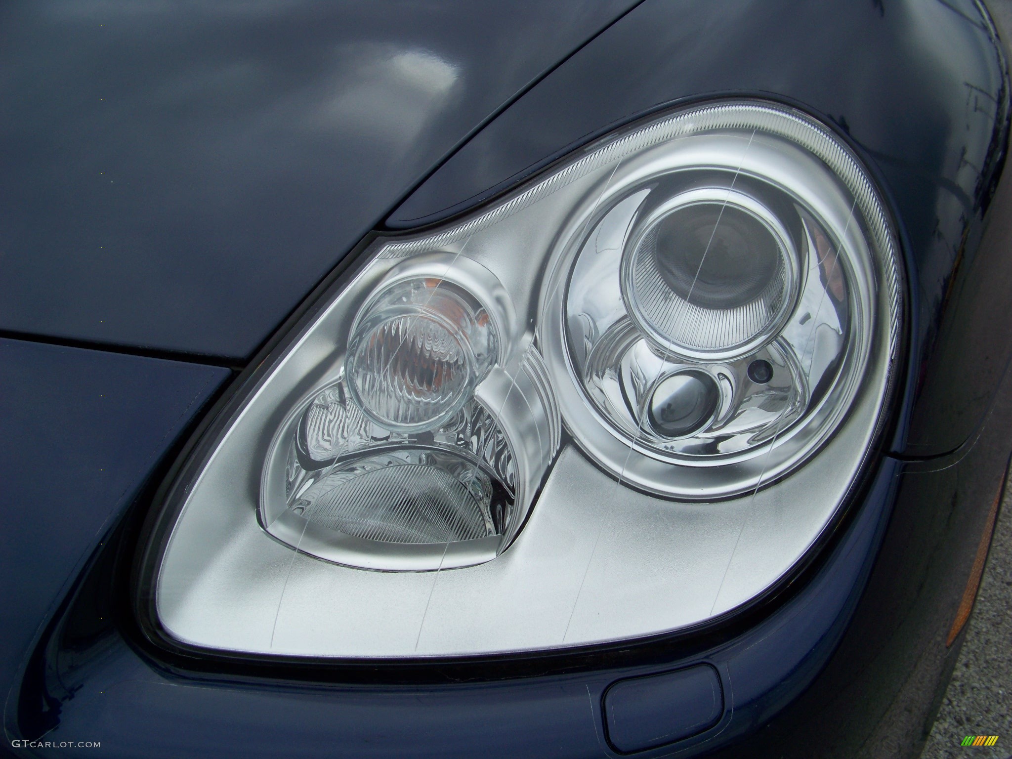 2006 Cayenne S Titanium - Marine Blue Metallic / Black/Steel Grey photo #20