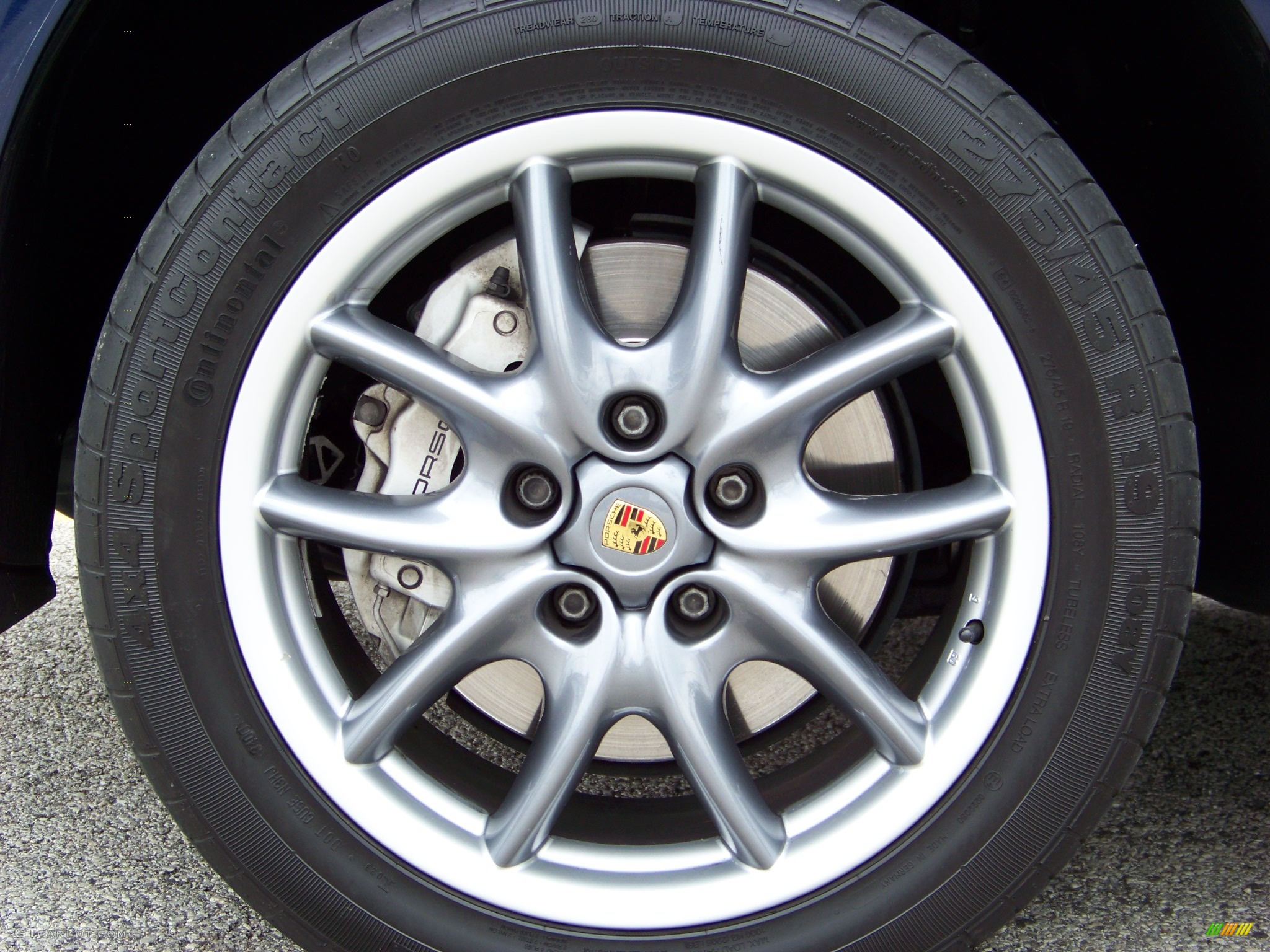 2006 Cayenne S Titanium - Marine Blue Metallic / Black/Steel Grey photo #23