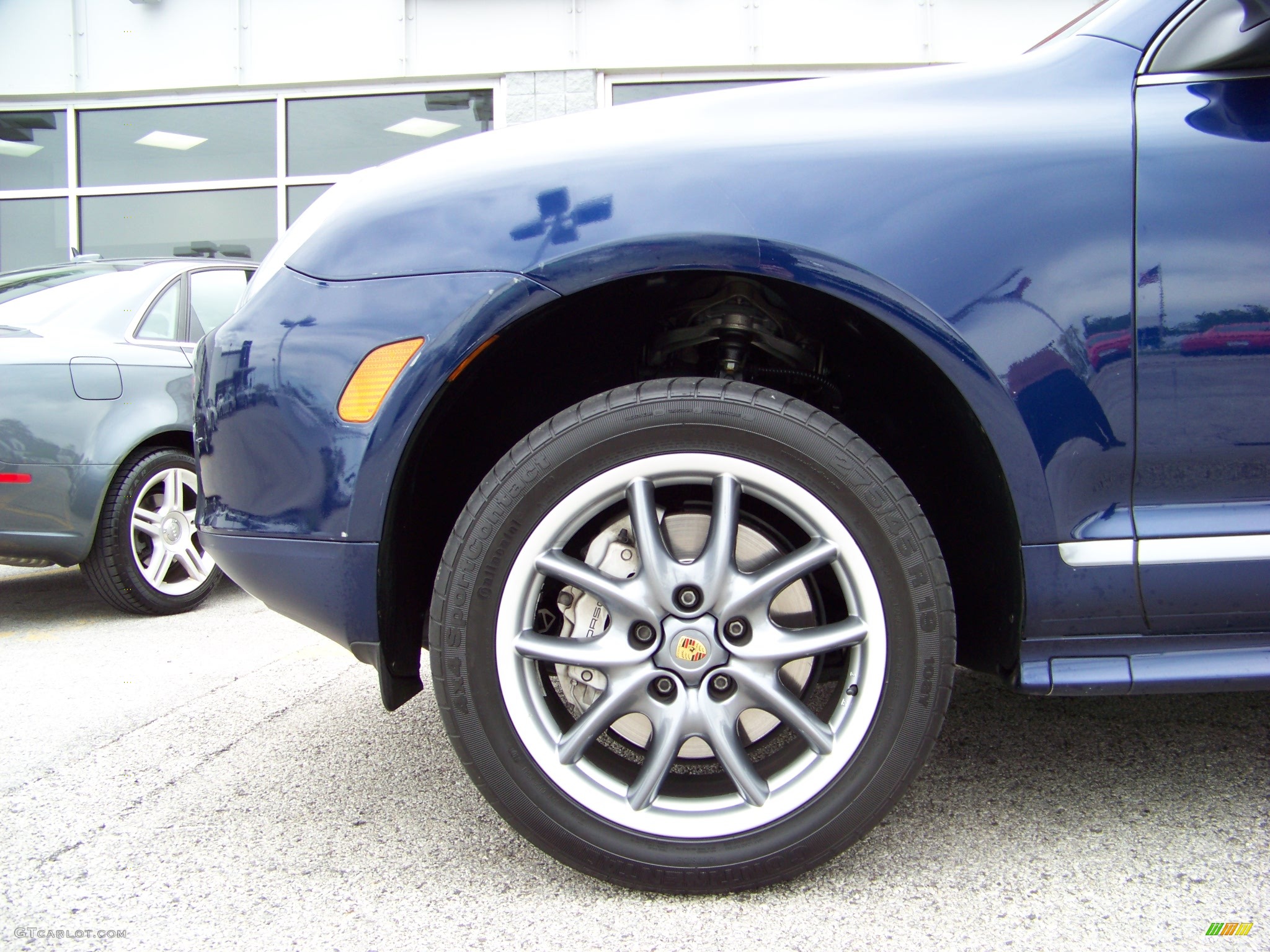 2006 Cayenne S Titanium - Marine Blue Metallic / Black/Steel Grey photo #24