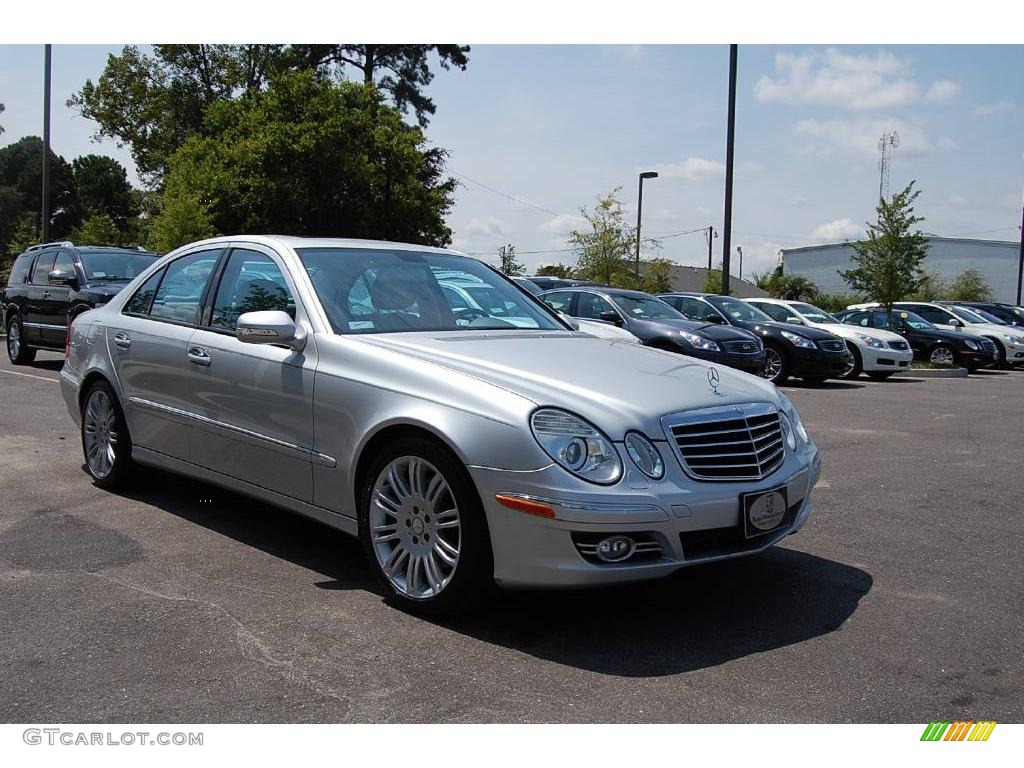 2008 E 350 Sedan - Iridium Silver Metallic / Ash photo #1