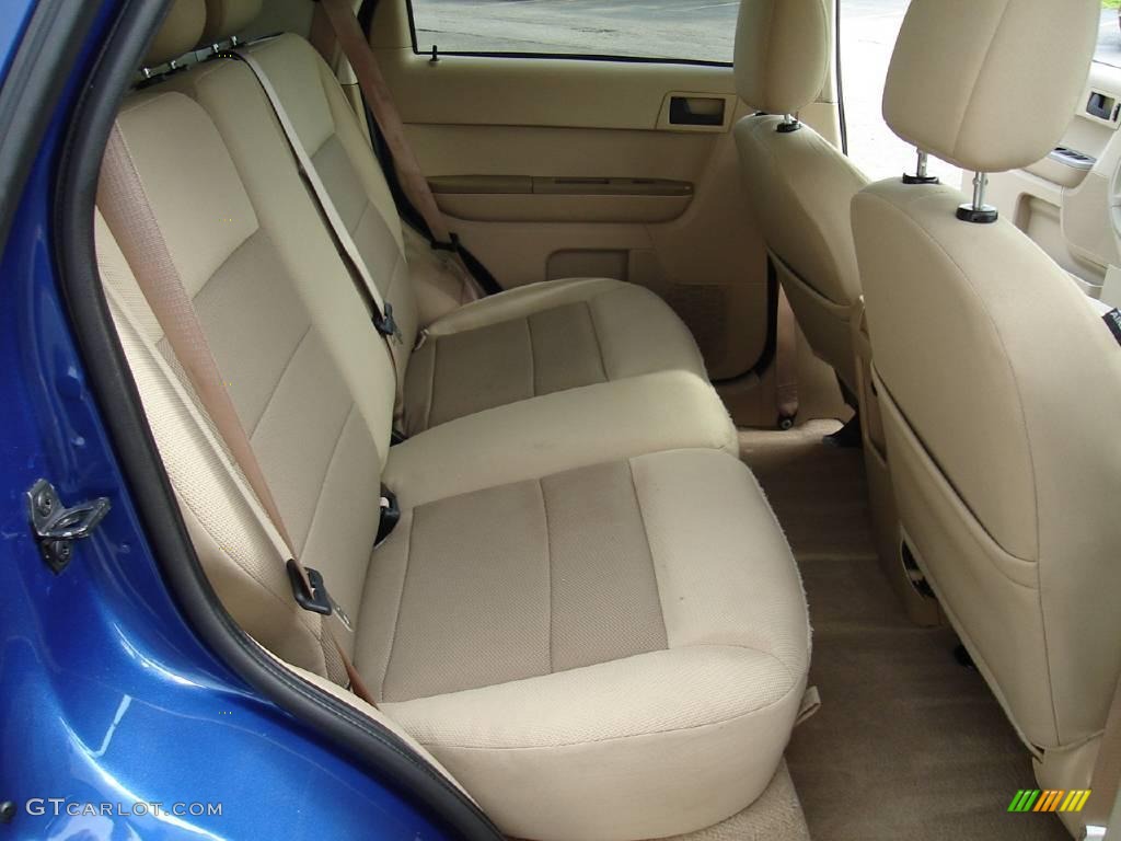 2008 Escape XLT V6 4WD - Vista Blue Metallic / Camel photo #15