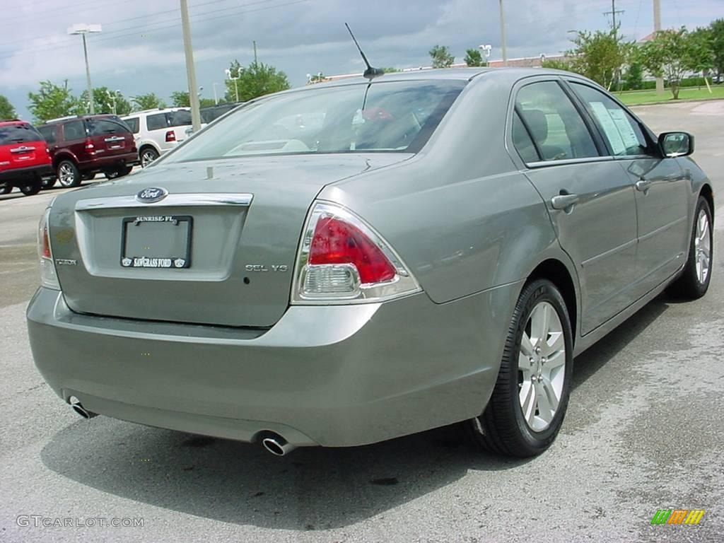 2008 Fusion SEL V6 - Vapor Silver Metallic / Camel photo #3