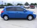 2008 Sapphire Blue Nissan Versa 1.8 S Hatchback  photo #2