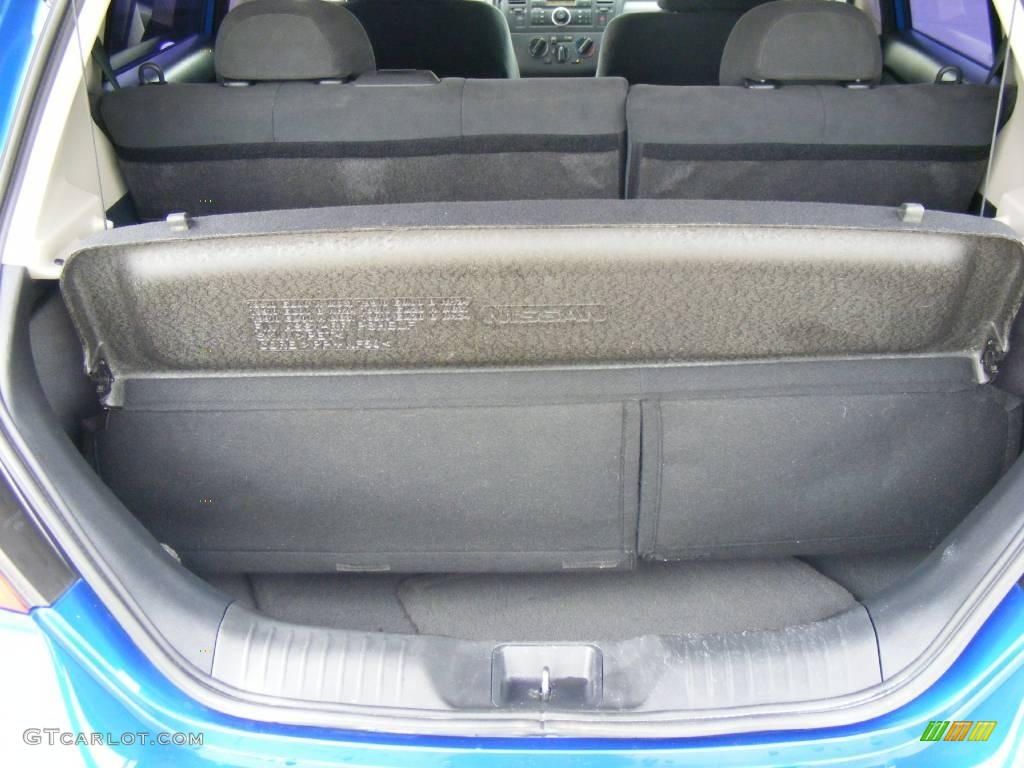 2008 Versa 1.8 S Hatchback - Sapphire Blue / Charcoal photo #29