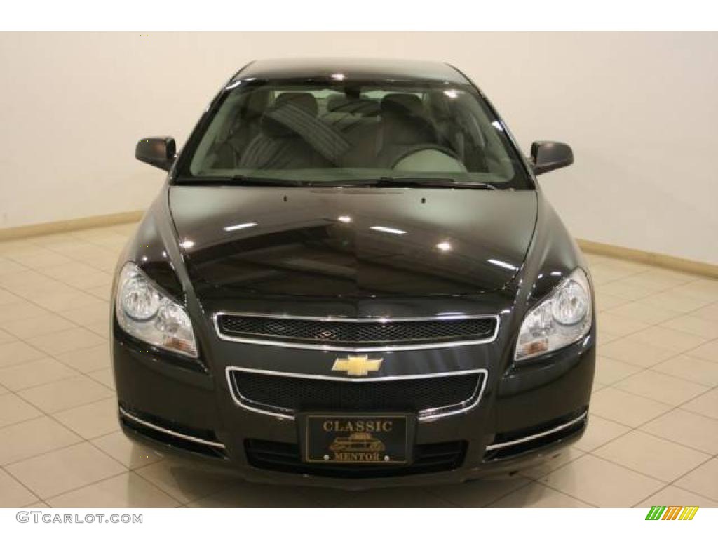 2009 Malibu LS Sedan - Black Granite Metallic / Titanium photo #2