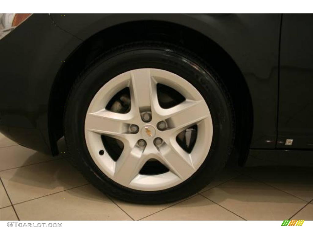 2009 Malibu LS Sedan - Black Granite Metallic / Titanium photo #20