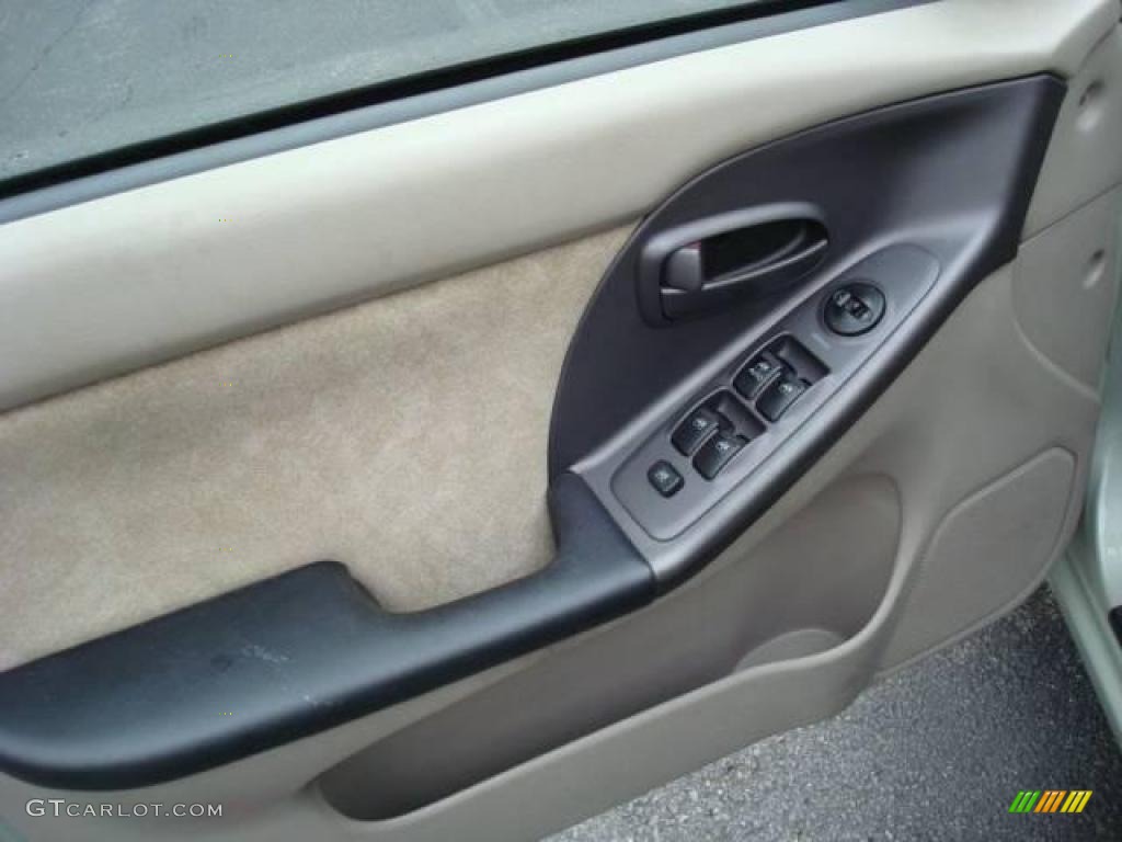2003 Elantra GLS Sedan - Platinum Green Metallic / Beige photo #14