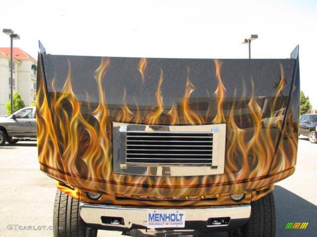 2006 H2 SUV - Black/Custom Flames / Ebony/Custom Flames photo #27