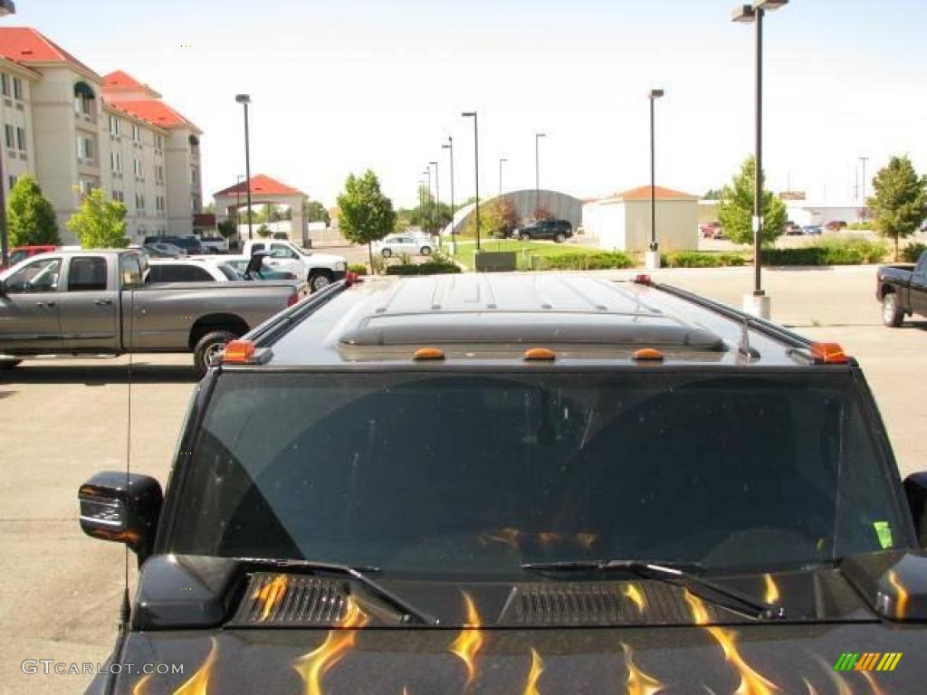 2006 H2 SUV - Black/Custom Flames / Ebony/Custom Flames photo #29