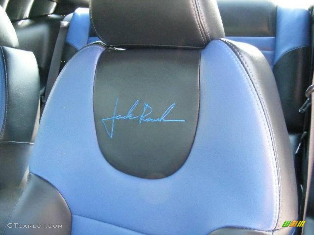 2007 Mustang Roush 427R Supercharged Coupe - Vista Blue Metallic / Roush Black/Blue photo #11