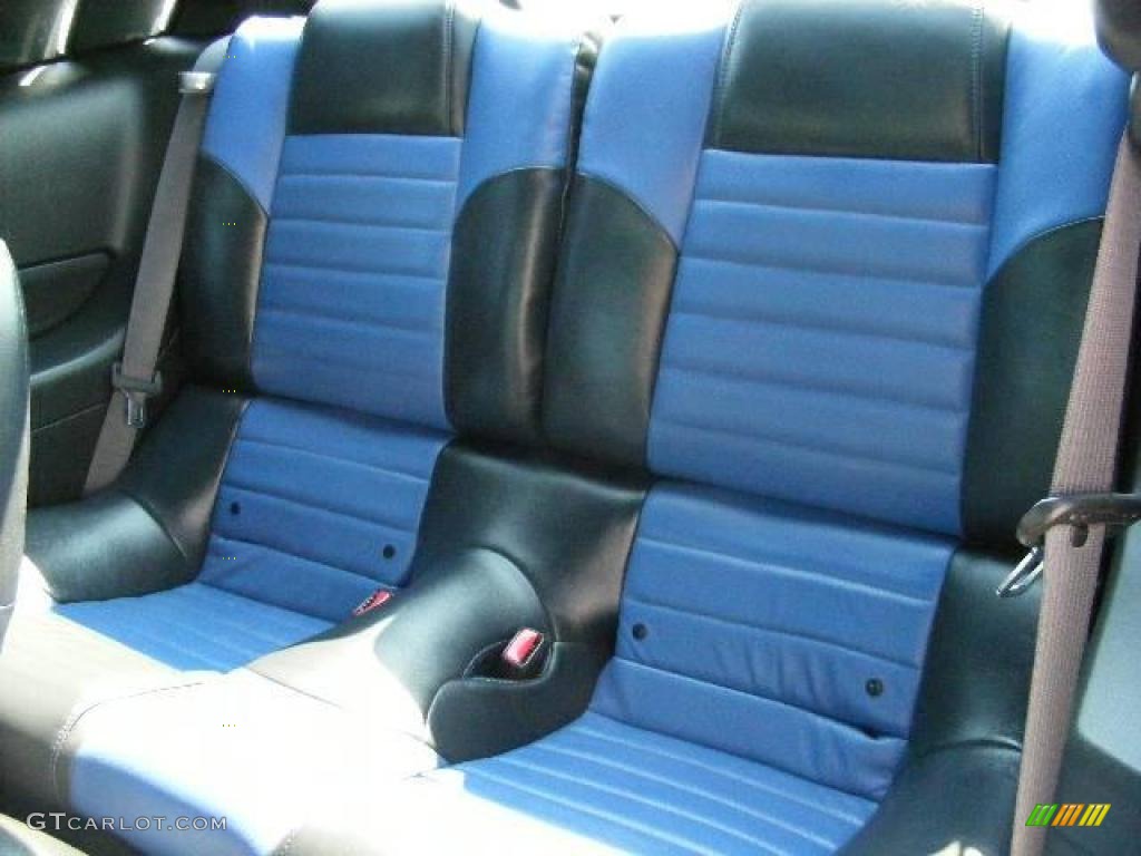 2007 Mustang Roush 427R Supercharged Coupe - Vista Blue Metallic / Roush Black/Blue photo #12