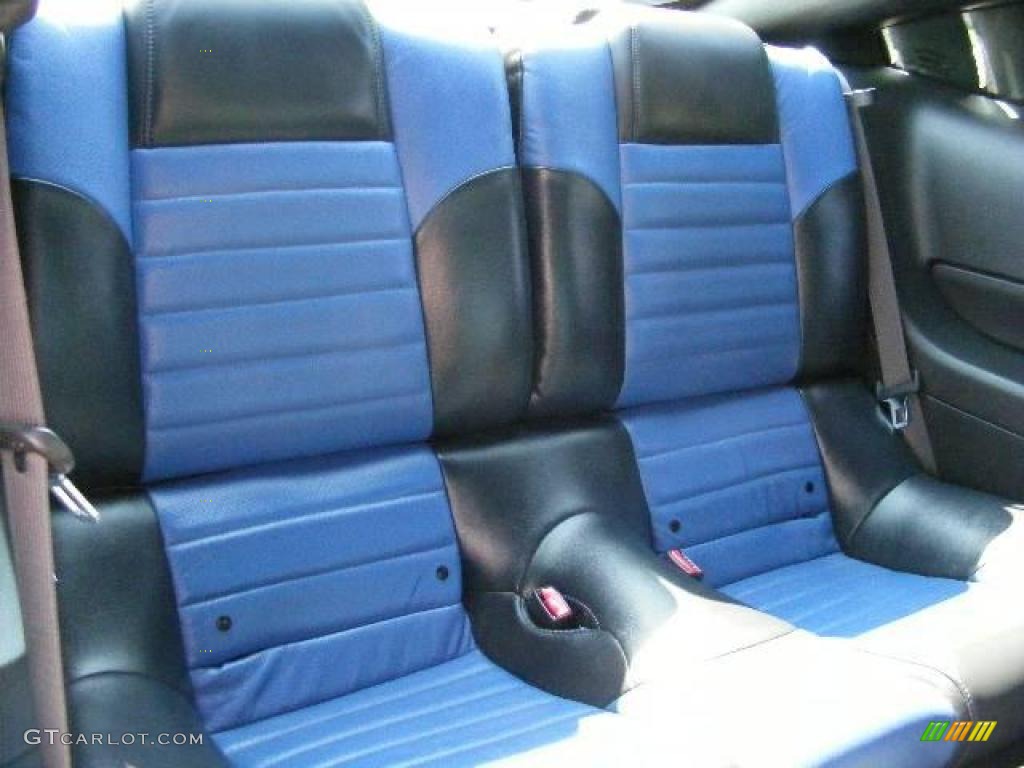 2007 Mustang Roush 427R Supercharged Coupe - Vista Blue Metallic / Roush Black/Blue photo #13
