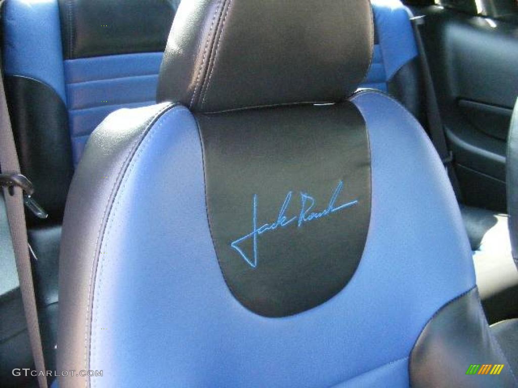 2007 Mustang Roush 427R Supercharged Coupe - Vista Blue Metallic / Roush Black/Blue photo #16