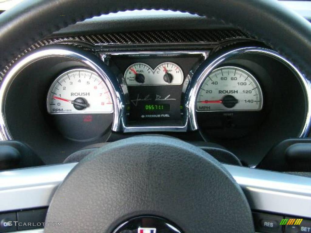 2007 Mustang Roush 427R Supercharged Coupe - Vista Blue Metallic / Roush Black/Blue photo #21