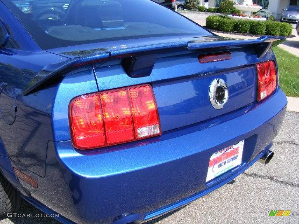 2007 Mustang Roush 427R Supercharged Coupe - Vista Blue Metallic / Roush Black/Blue photo #32