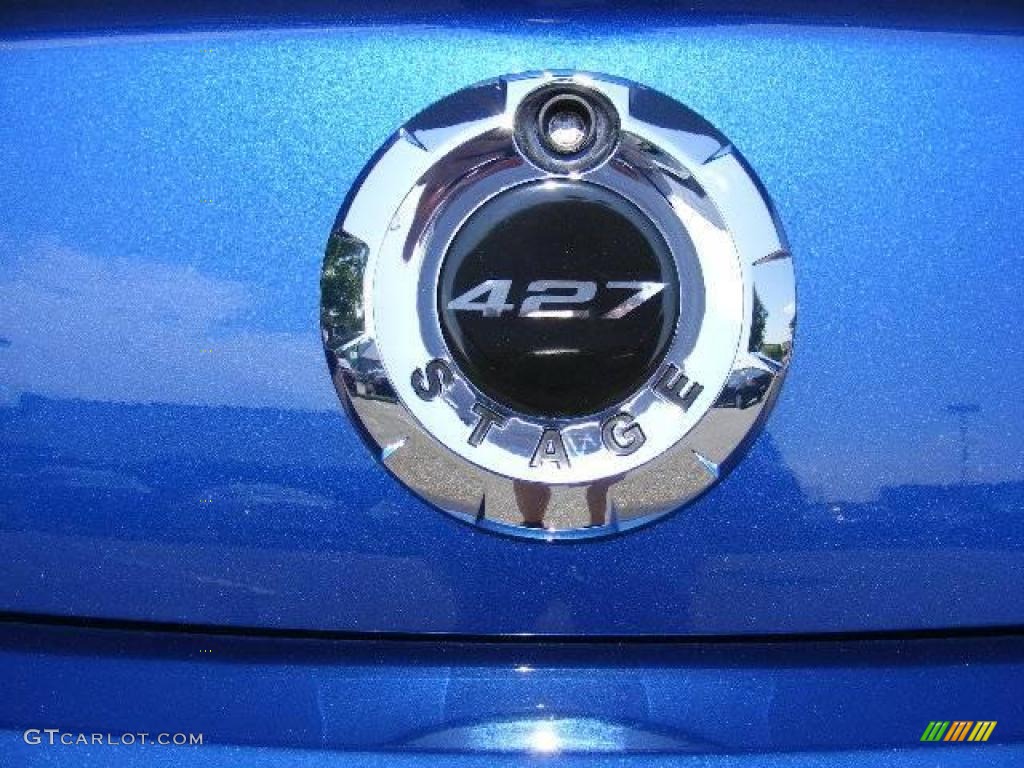 2007 Mustang Roush 427R Supercharged Coupe - Vista Blue Metallic / Roush Black/Blue photo #33