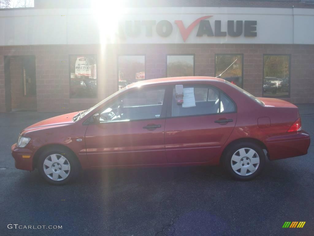 2002 Lancer ES - Rio Red Pearl / Gray photo #1