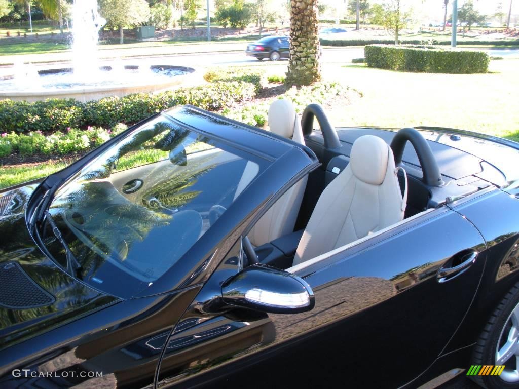 2007 SLK 350 Roadster - Black / Beige photo #8