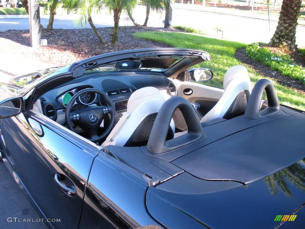2007 SLK 350 Roadster - Black / Beige photo #9