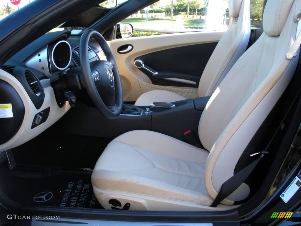 Beige Interior 2007 Mercedes-Benz SLK 350 Roadster Photo #1783657