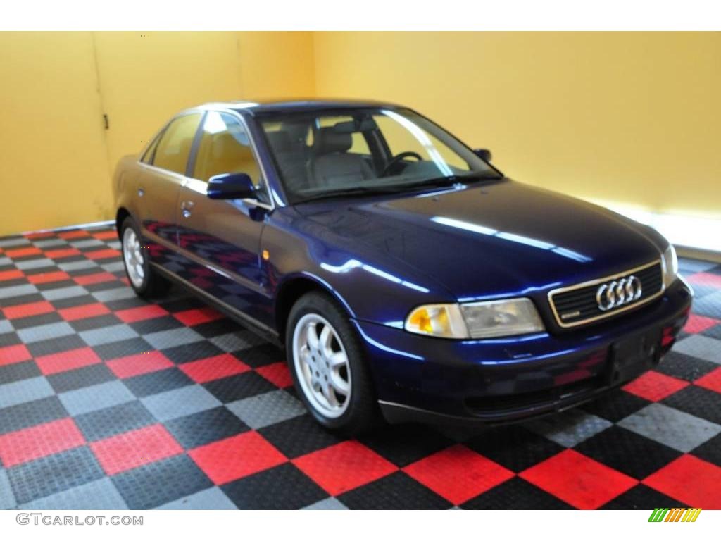 1999 A4 2.8 Sedan - Santorin Blue Pearl / Opal Gray photo #1