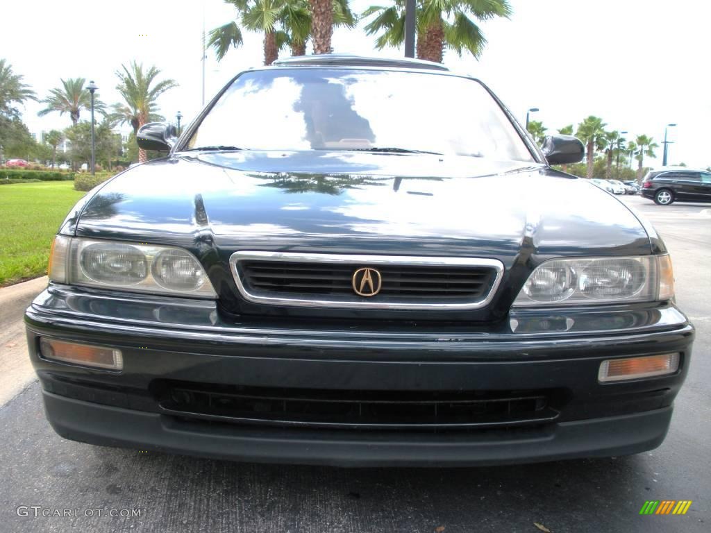 1993 Legend L Sedan - Geneva Green Pearl / Ivory photo #3