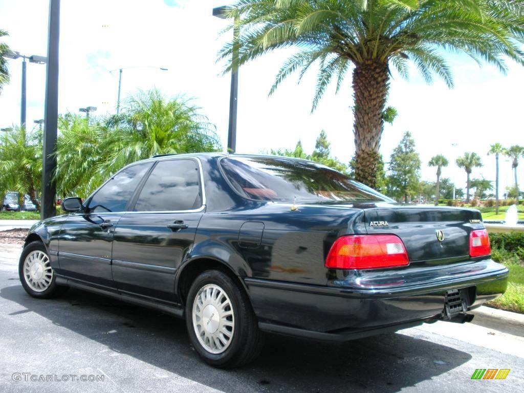 1993 Legend L Sedan - Geneva Green Pearl / Ivory photo #8