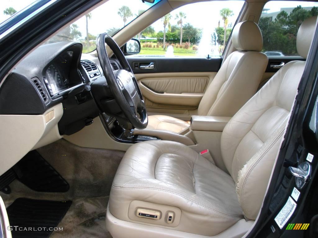 1993 Legend L Sedan - Geneva Green Pearl / Ivory photo #11