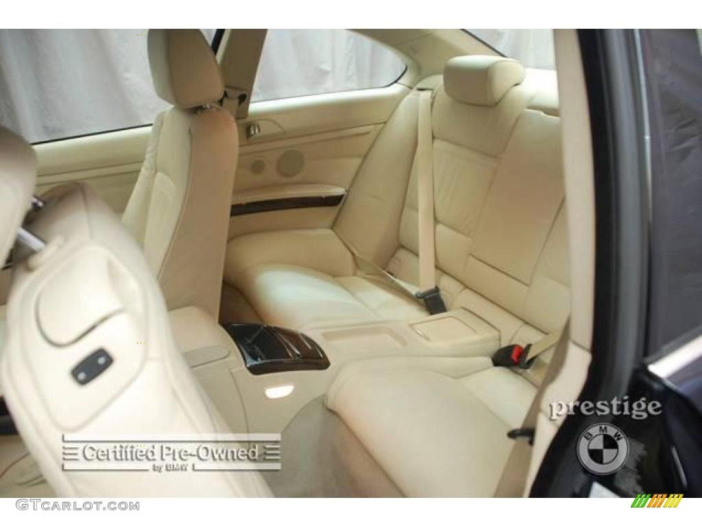 2007 3 Series 328xi Coupe - Monaco Blue Metallic / Cream Beige photo #10