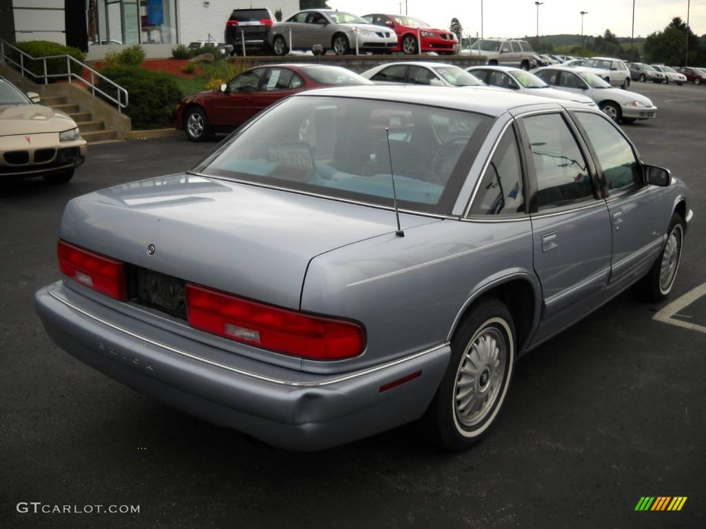 1995 Regal Custom Sedan - Light Adriatic Blue Metallic / Blue photo #2