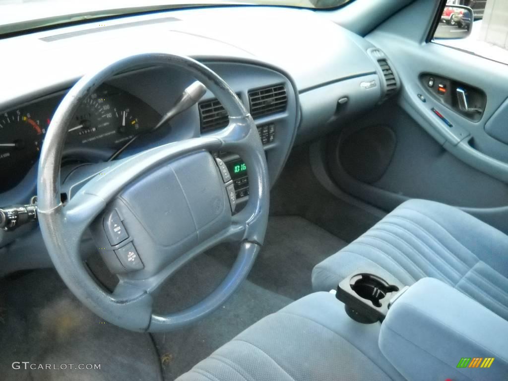 1995 Regal Custom Sedan - Light Adriatic Blue Metallic / Blue photo #7