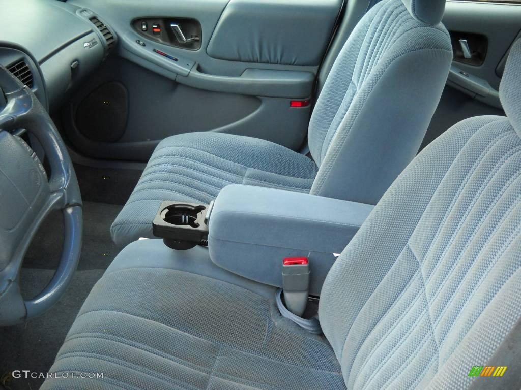 1995 Regal Custom Sedan - Light Adriatic Blue Metallic / Blue photo #8