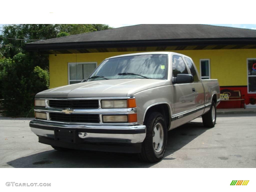 1998 C/K C1500 Extended Cab - Pewter Metallic / Gray photo #1