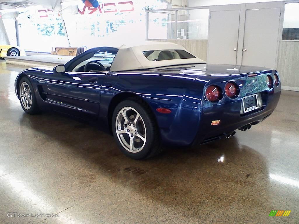 2004 Corvette Convertible - LeMans Blue Metallic / Light Gray photo #6