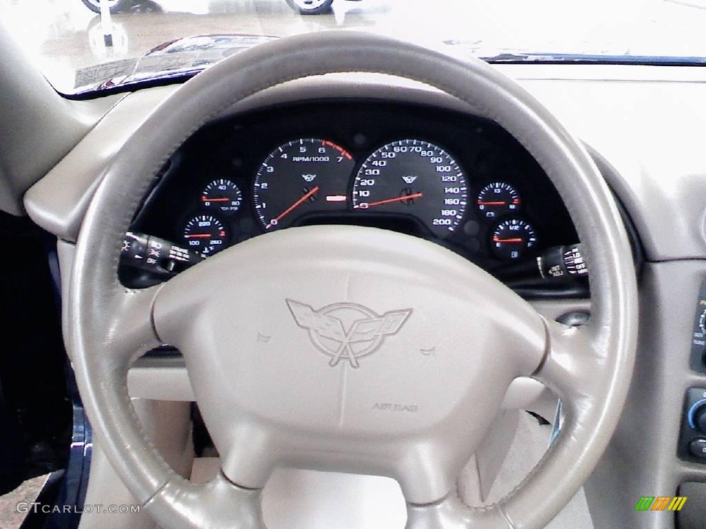 2004 Corvette Convertible - LeMans Blue Metallic / Light Gray photo #21