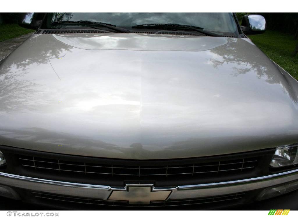 2000 Silverado 1500 LS Extended Cab 4x4 - Light Pewter Metallic / Medium Gray photo #12