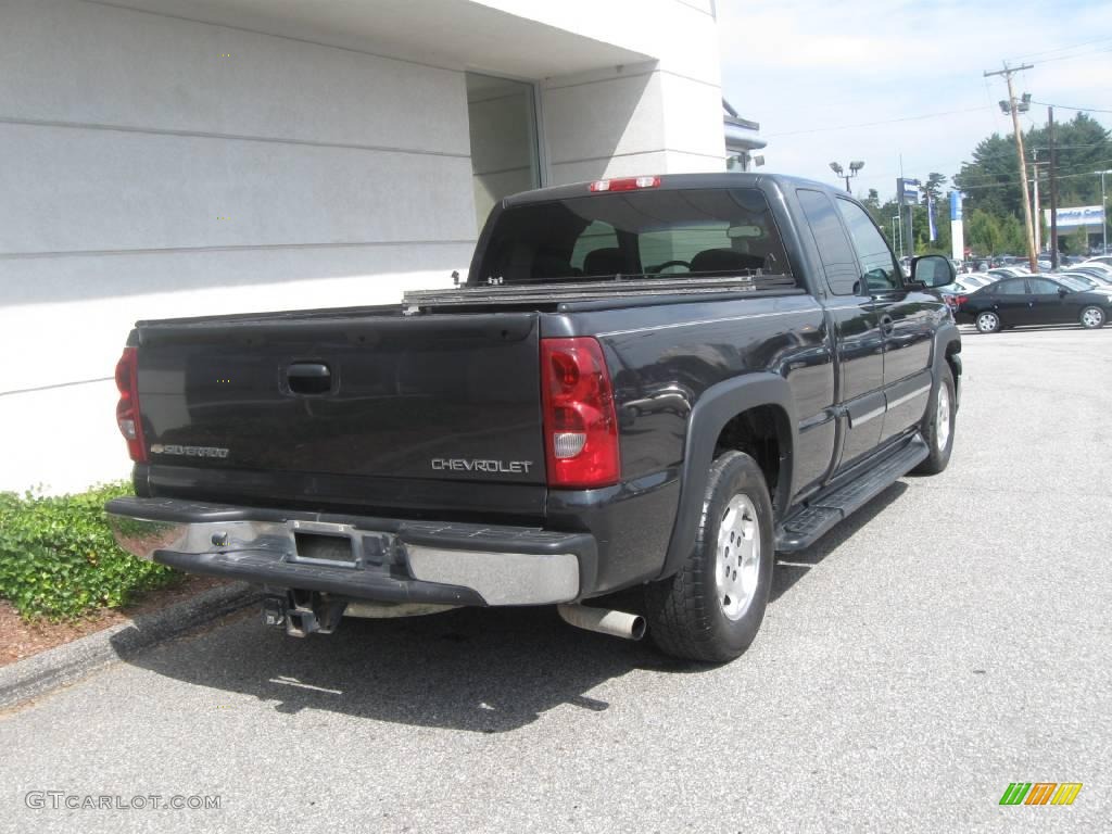 2003 Silverado 1500 LT Extended Cab - Dark Gray Metallic / Medium Gray photo #3