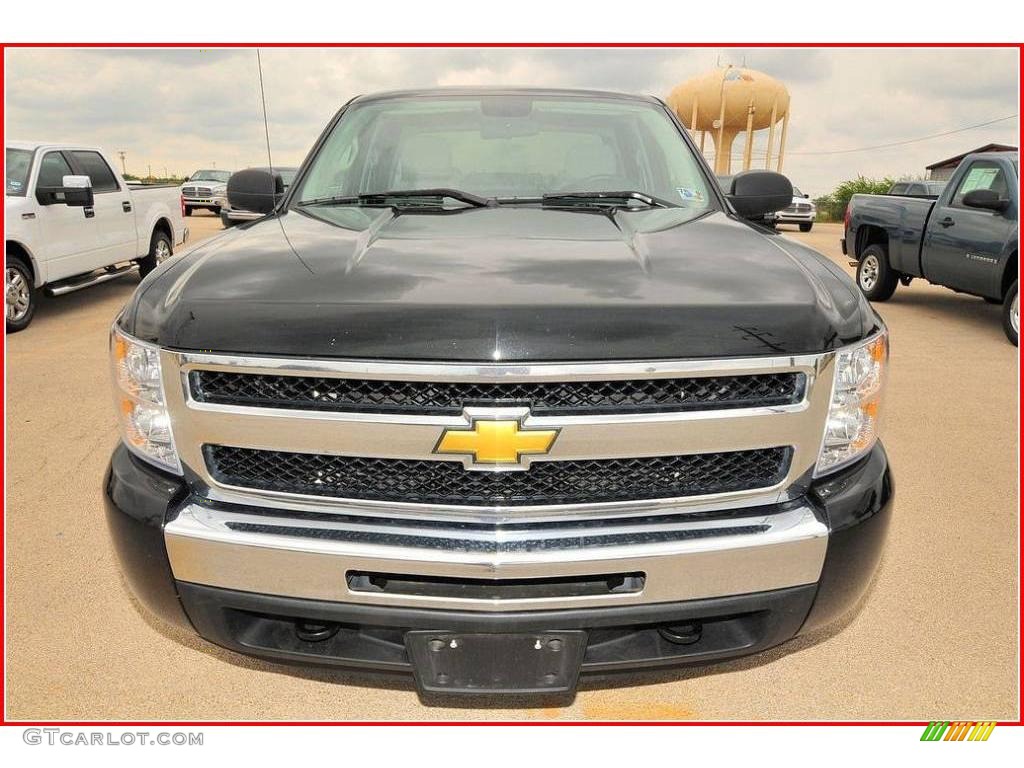 2009 Silverado 1500 LT Crew Cab - Black / Light Titanium photo #11