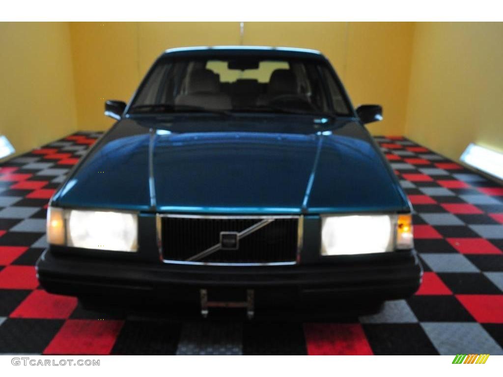 1995 940 Wagon - Blue Green Metallic / Beige photo #2