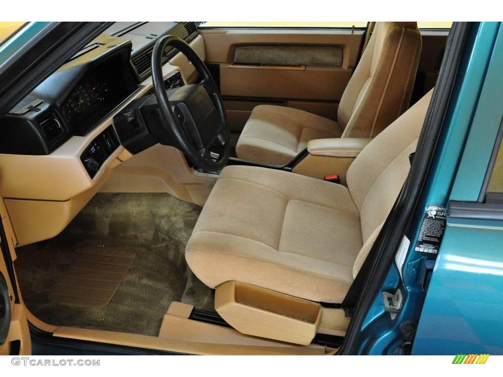 1995 940 Wagon - Blue Green Metallic / Beige photo #12